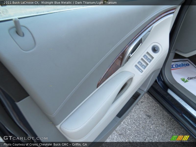 Midnight Blue Metallic / Dark Titanium/Light Titanium 2011 Buick LaCrosse CX