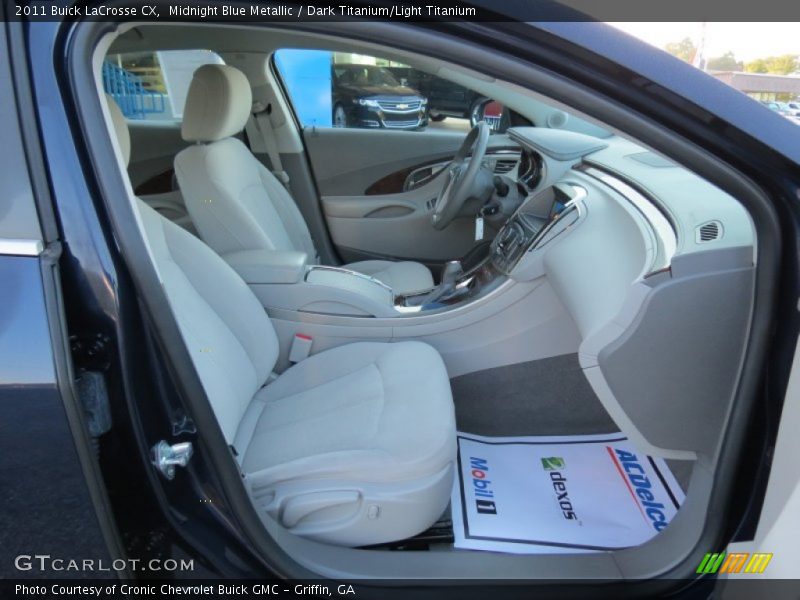 Midnight Blue Metallic / Dark Titanium/Light Titanium 2011 Buick LaCrosse CX