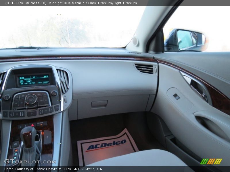 Midnight Blue Metallic / Dark Titanium/Light Titanium 2011 Buick LaCrosse CX