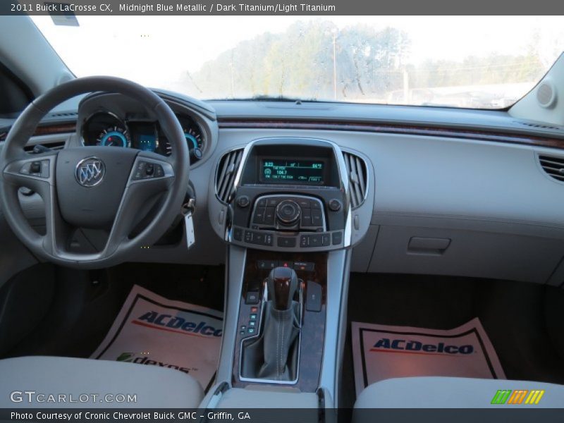 Midnight Blue Metallic / Dark Titanium/Light Titanium 2011 Buick LaCrosse CX