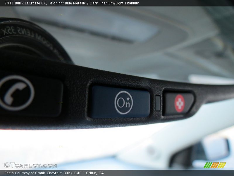 Midnight Blue Metallic / Dark Titanium/Light Titanium 2011 Buick LaCrosse CX