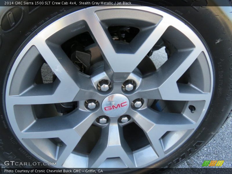 Stealth Gray Metallic / Jet Black 2014 GMC Sierra 1500 SLT Crew Cab 4x4