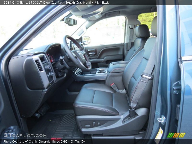 Stealth Gray Metallic / Jet Black 2014 GMC Sierra 1500 SLT Crew Cab 4x4