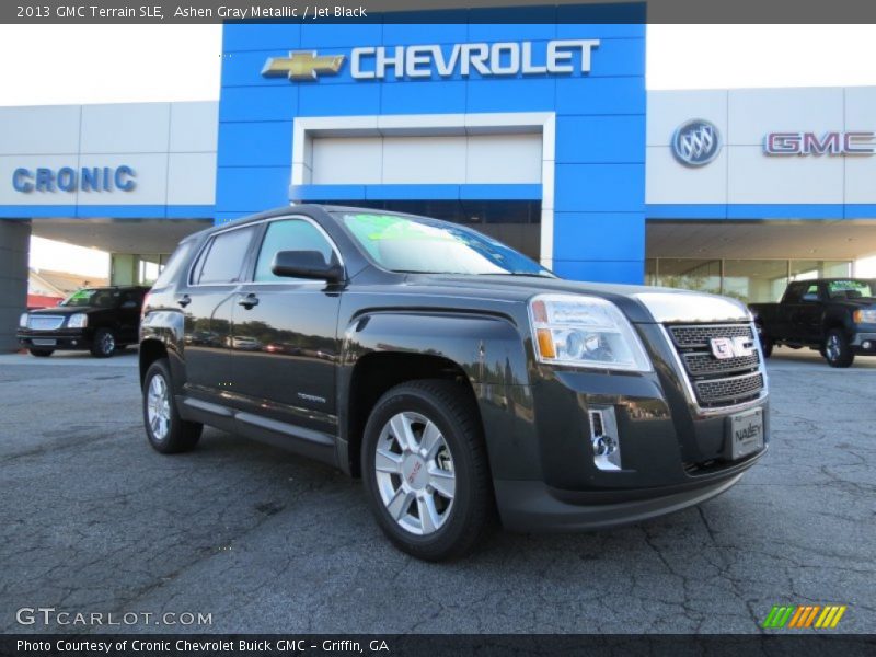 Ashen Gray Metallic / Jet Black 2013 GMC Terrain SLE