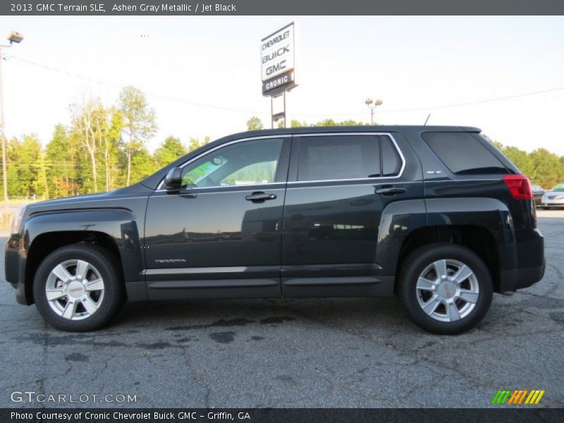 Ashen Gray Metallic / Jet Black 2013 GMC Terrain SLE