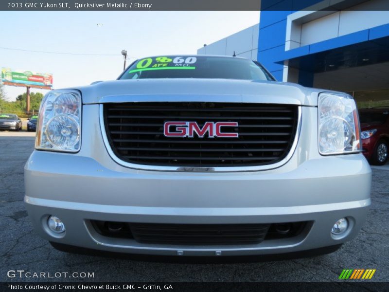Quicksilver Metallic / Ebony 2013 GMC Yukon SLT