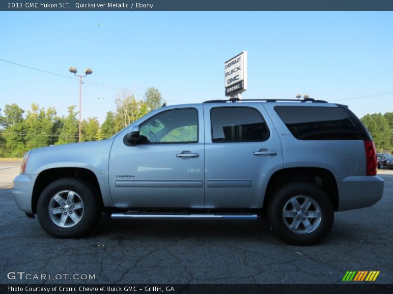 Quicksilver Metallic / Ebony 2013 GMC Yukon SLT