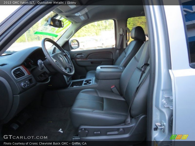 Quicksilver Metallic / Ebony 2013 GMC Yukon SLT