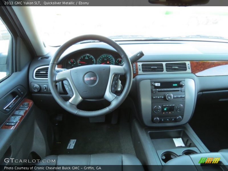Quicksilver Metallic / Ebony 2013 GMC Yukon SLT