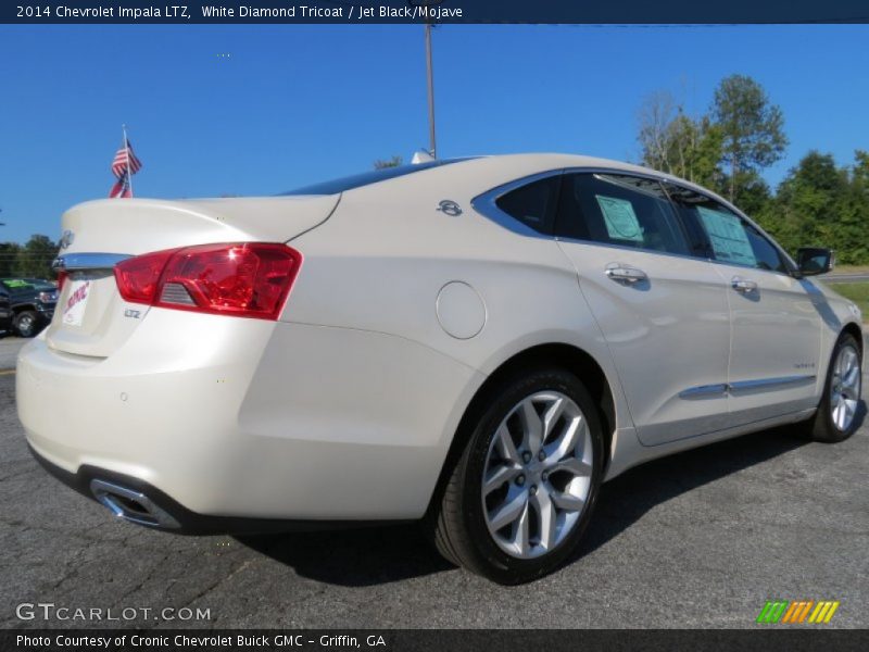 White Diamond Tricoat / Jet Black/Mojave 2014 Chevrolet Impala LTZ