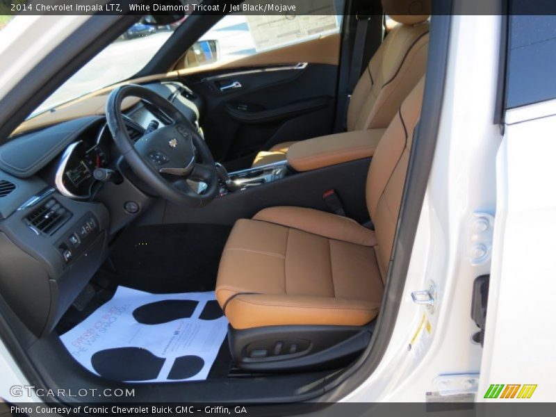 White Diamond Tricoat / Jet Black/Mojave 2014 Chevrolet Impala LTZ