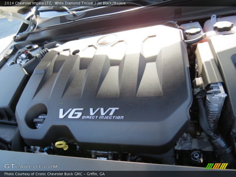 White Diamond Tricoat / Jet Black/Mojave 2014 Chevrolet Impala LTZ