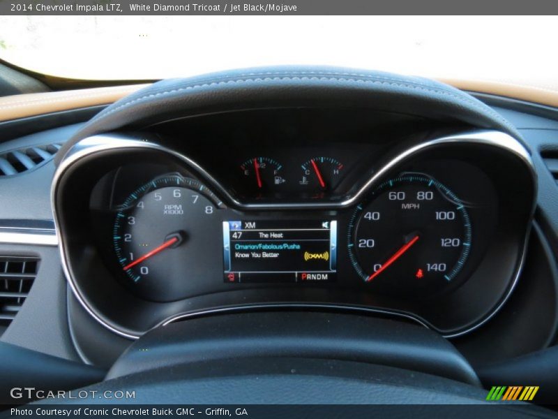 White Diamond Tricoat / Jet Black/Mojave 2014 Chevrolet Impala LTZ