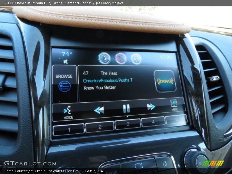 White Diamond Tricoat / Jet Black/Mojave 2014 Chevrolet Impala LTZ