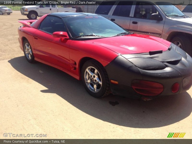 Bright Red / Dark Pewter 1998 Pontiac Firebird Trans Am Coupe