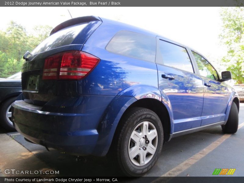Blue Pearl / Black 2012 Dodge Journey American Value Package
