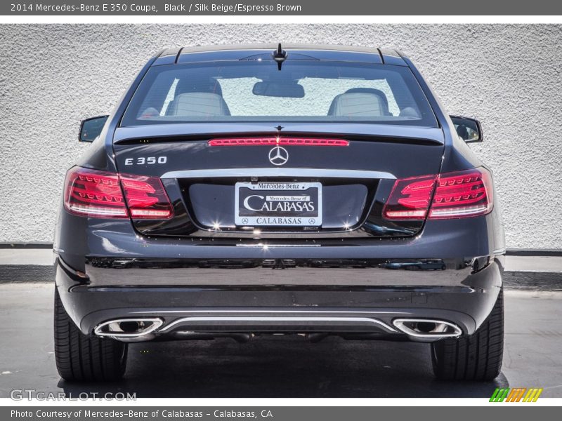 Black / Silk Beige/Espresso Brown 2014 Mercedes-Benz E 350 Coupe