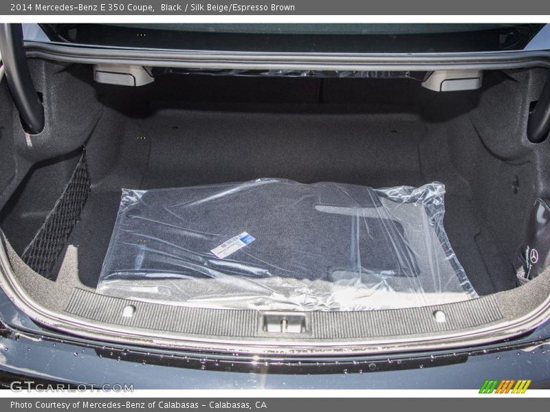 Black / Silk Beige/Espresso Brown 2014 Mercedes-Benz E 350 Coupe