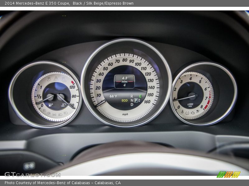 Black / Silk Beige/Espresso Brown 2014 Mercedes-Benz E 350 Coupe