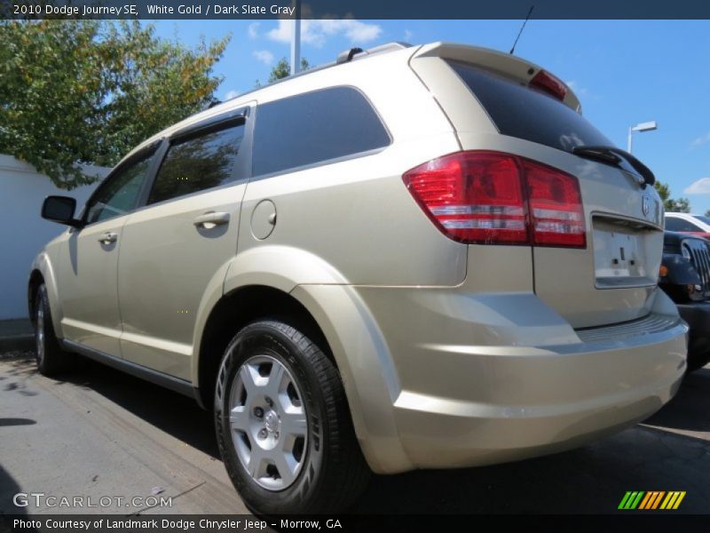 White Gold / Dark Slate Gray 2010 Dodge Journey SE