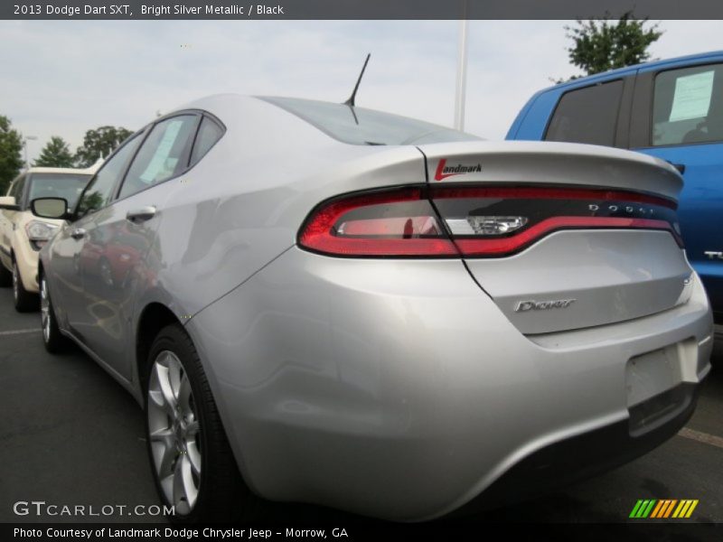 Bright Silver Metallic / Black 2013 Dodge Dart SXT