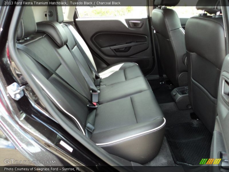 Tuxedo Black / Charcoal Black 2013 Ford Fiesta Titanium Hatchback