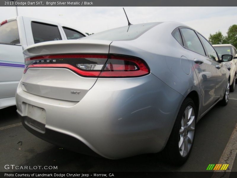 Bright Silver Metallic / Black 2013 Dodge Dart SXT