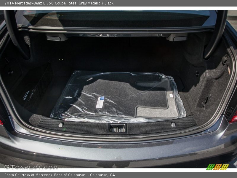 Steel Gray Metallic / Black 2014 Mercedes-Benz E 350 Coupe