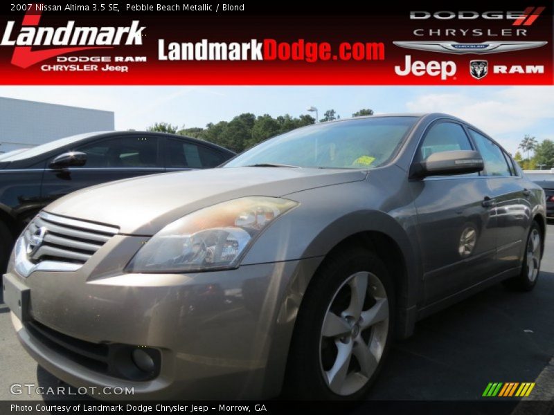 Pebble Beach Metallic / Blond 2007 Nissan Altima 3.5 SE