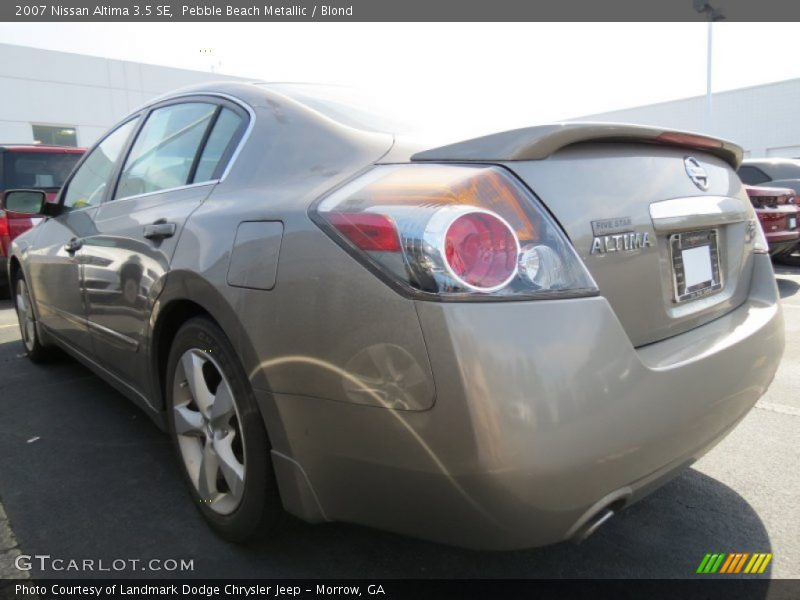 Pebble Beach Metallic / Blond 2007 Nissan Altima 3.5 SE