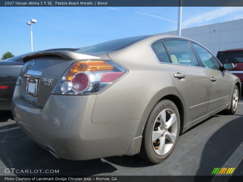 Pebble Beach Metallic / Blond 2007 Nissan Altima 3.5 SE