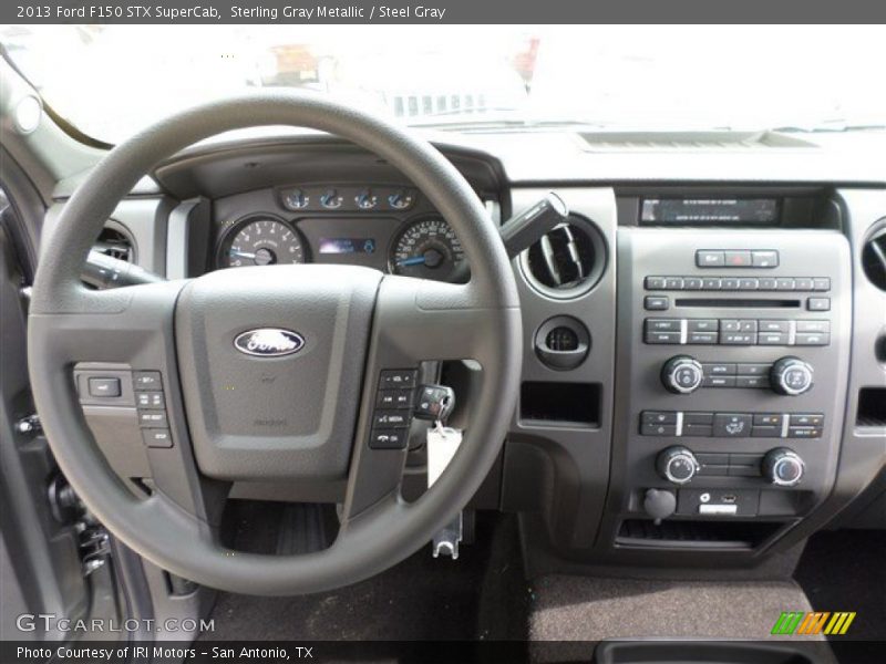 Sterling Gray Metallic / Steel Gray 2013 Ford F150 STX SuperCab