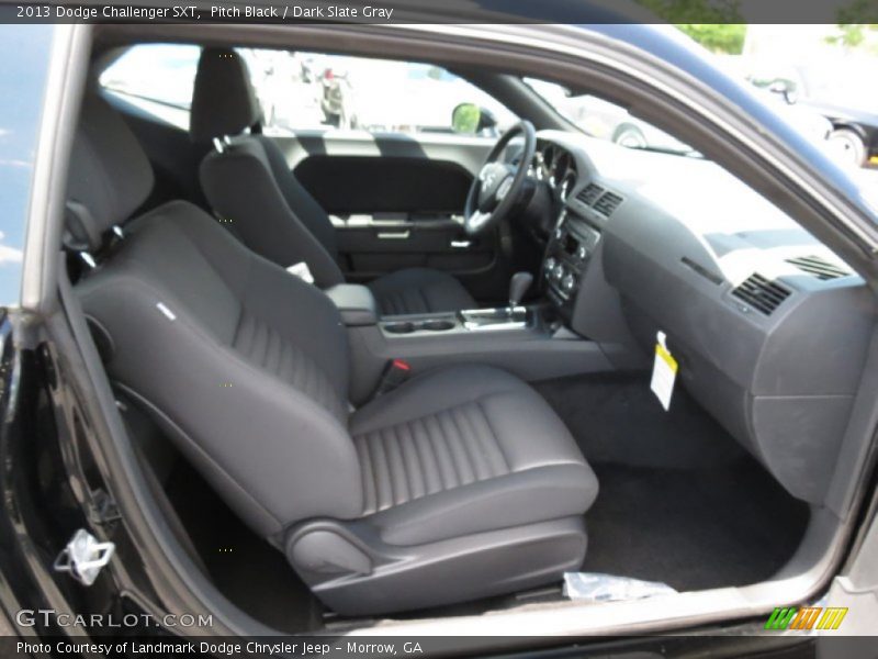 Pitch Black / Dark Slate Gray 2013 Dodge Challenger SXT