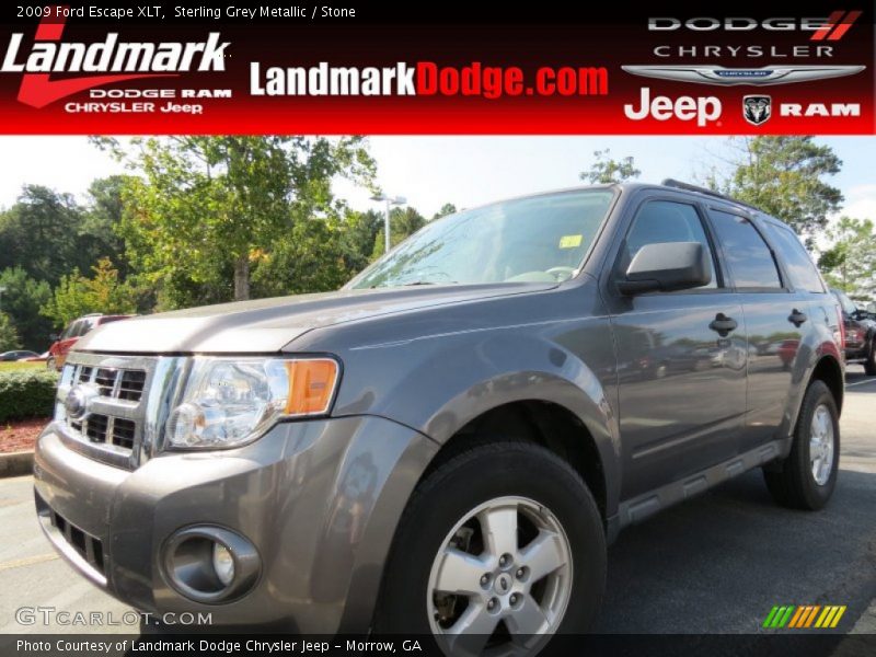 Sterling Grey Metallic / Stone 2009 Ford Escape XLT