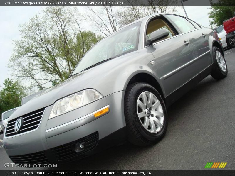 Silverstone Grey Metallic / Beige 2003 Volkswagen Passat GLS Sedan