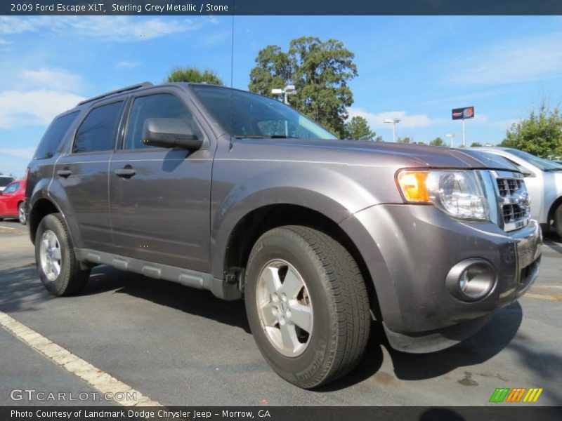 Sterling Grey Metallic / Stone 2009 Ford Escape XLT