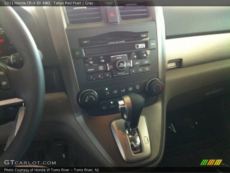 Tango Red Pearl / Gray 2011 Honda CR-V EX 4WD