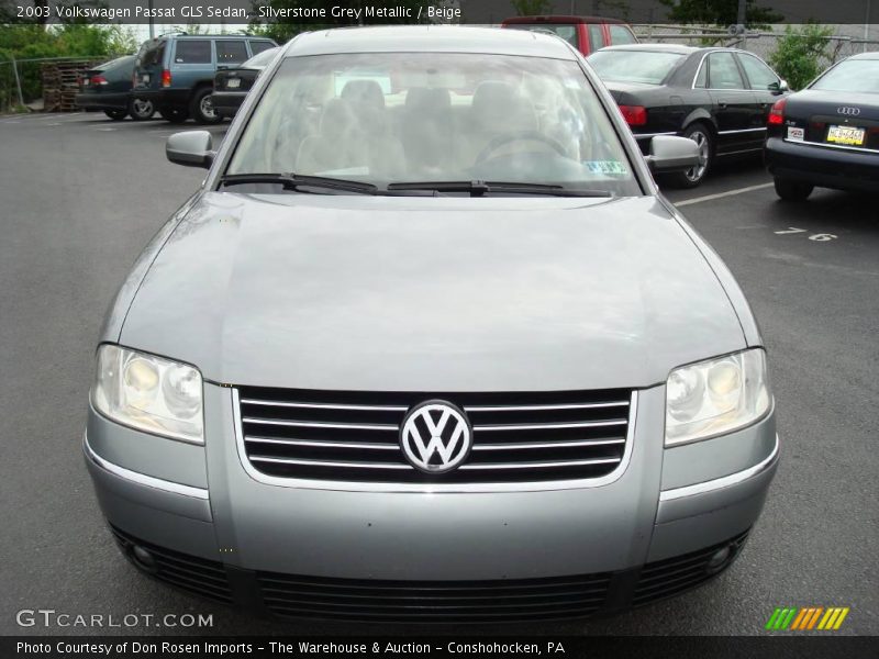 Silverstone Grey Metallic / Beige 2003 Volkswagen Passat GLS Sedan