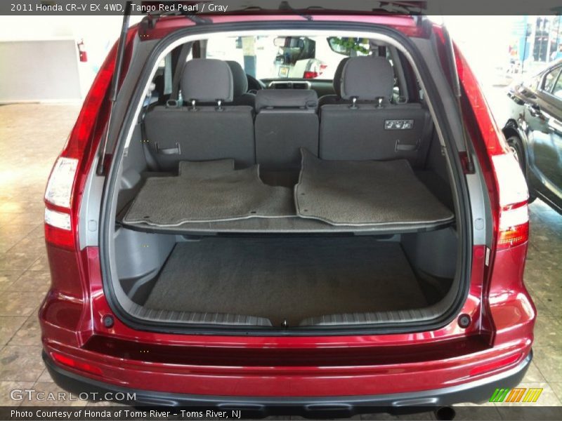 Tango Red Pearl / Gray 2011 Honda CR-V EX 4WD