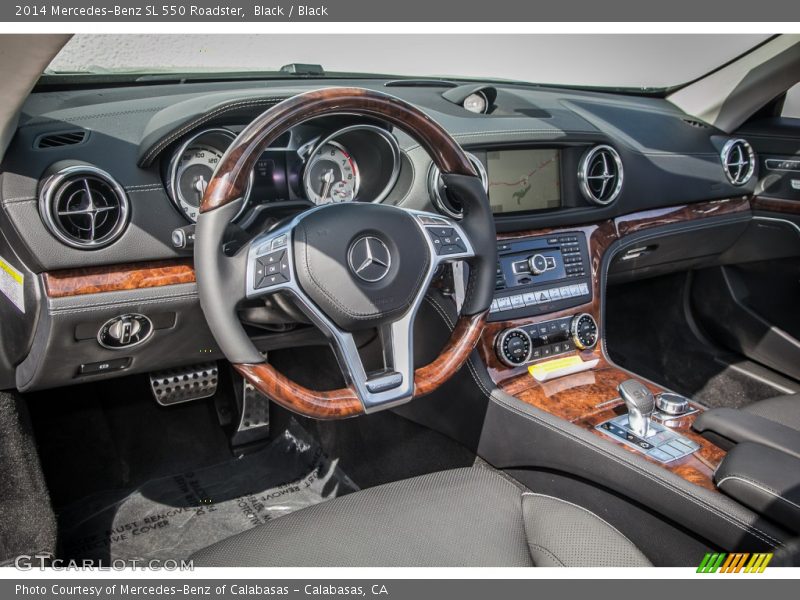 Black / Black 2014 Mercedes-Benz SL 550 Roadster