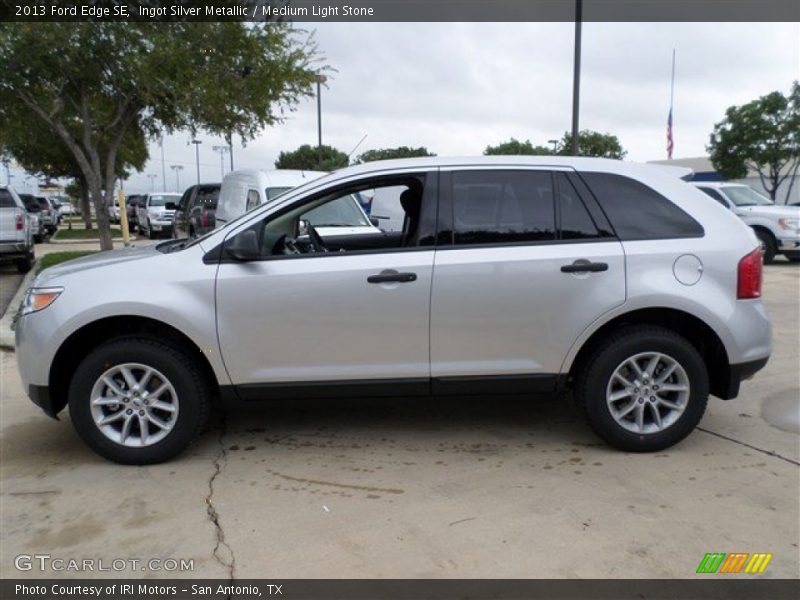 Ingot Silver Metallic / Medium Light Stone 2013 Ford Edge SE
