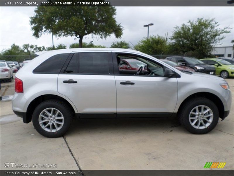 Ingot Silver Metallic / Medium Light Stone 2013 Ford Edge SE