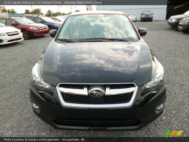 Obsidian Black Pearl / Ivory 2013 Subaru Impreza 2.0i Limited 4 Door