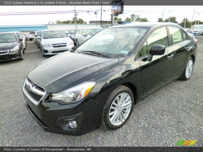 Obsidian Black Pearl / Ivory 2013 Subaru Impreza 2.0i Limited 4 Door