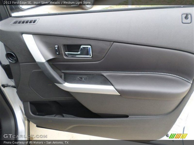 Ingot Silver Metallic / Medium Light Stone 2013 Ford Edge SE