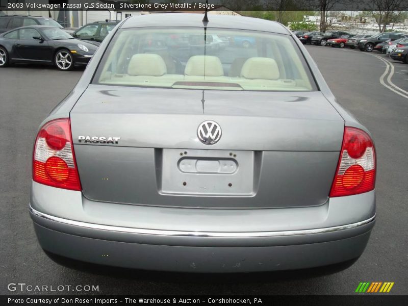 Silverstone Grey Metallic / Beige 2003 Volkswagen Passat GLS Sedan