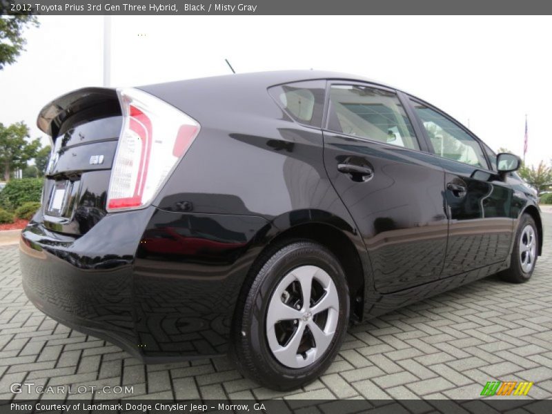 Black / Misty Gray 2012 Toyota Prius 3rd Gen Three Hybrid