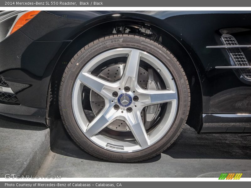 Black / Black 2014 Mercedes-Benz SL 550 Roadster