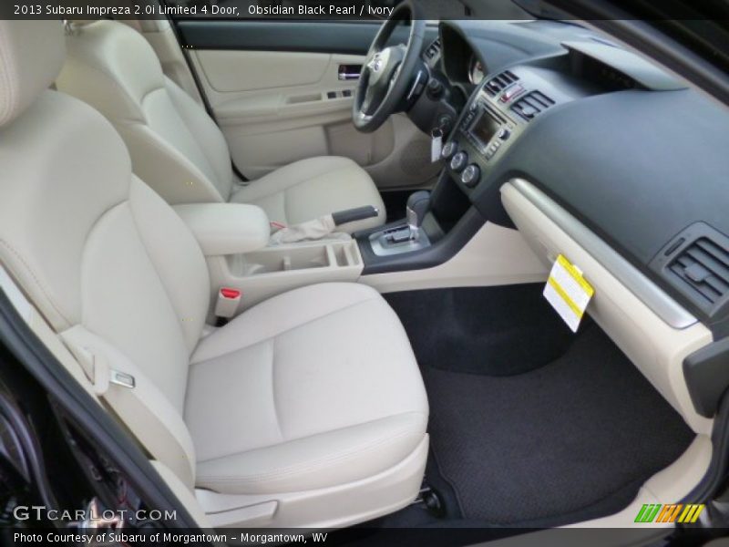 Obsidian Black Pearl / Ivory 2013 Subaru Impreza 2.0i Limited 4 Door