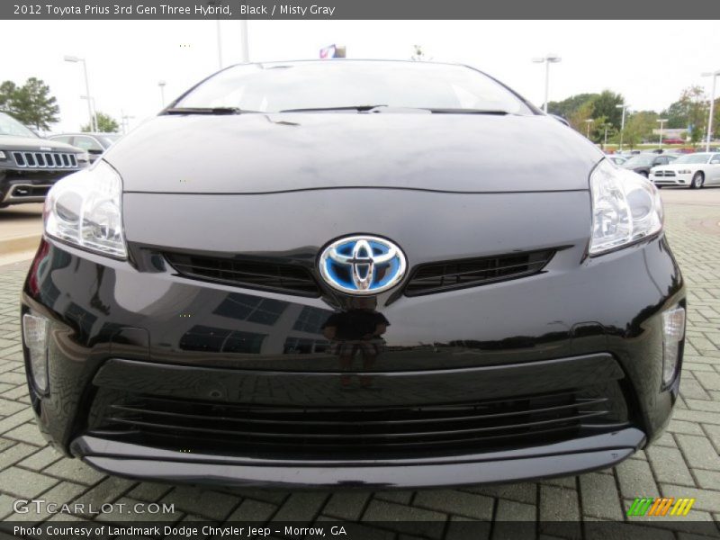 Black / Misty Gray 2012 Toyota Prius 3rd Gen Three Hybrid